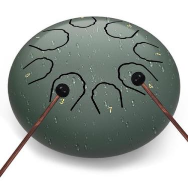 Imagem de Tambor de Língua de Aço Mengbei 6 Polegadas - Ideal para Meditação e J