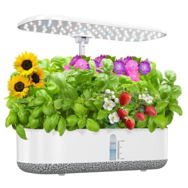 Imagem de Sistema de cultivo hidropônico HYPOACE 14 pods com LED Grow Light