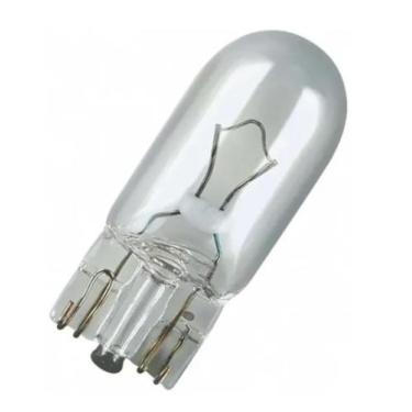 Imagem de Lampada pingão esmagada T10  5w 12v  Lanterna todos veículos  10 unida