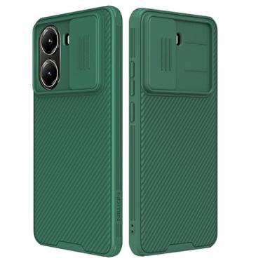 Imagem de WVOZWWO Capa para Xiaomi Poco X7 Pro, capa protetora fina com protetor de câmera PC rígido e TPU capa fina antiarranhões para xiaomi Poco X7 Pro 5G (Poco X7 Pro Green)