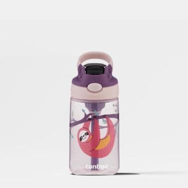 Imagem de Garrafa Gizmo Flip Kids AUTOSPOUT Bicho Preguiça Contigo  414ml, Único