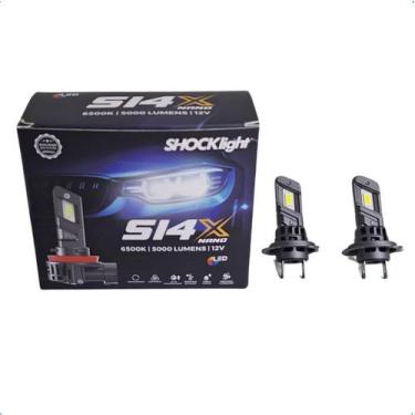 Imagem de Kit Lâmpada Led Nano S14X H7 6500K 5000LM 12V ShockLight