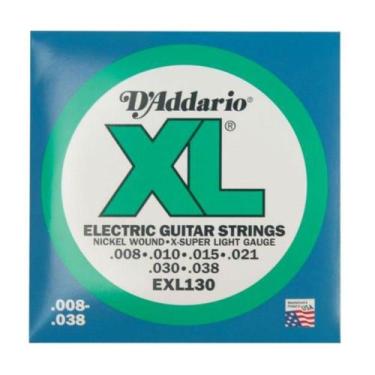 Imagem de DAddario - Encordoamento Para Guitarra 0.08 EXL130 - D Addario - D'Add