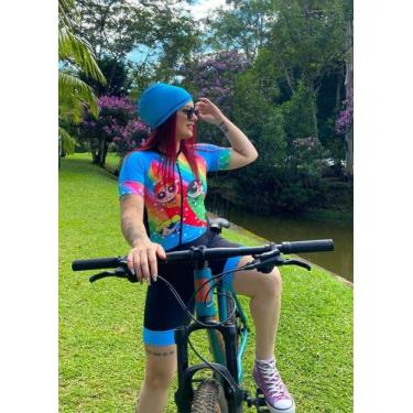 Imagem de Macaquinho Ciclismo Manga Curta Lindinha 0270 - Preta Zilli, G2