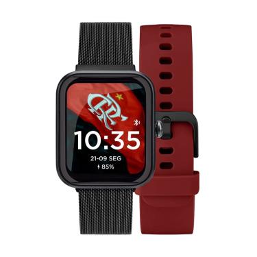 Imagem de Relógio Smartwatch Technos Flamengo Preto Unissex TMAXAG/7R