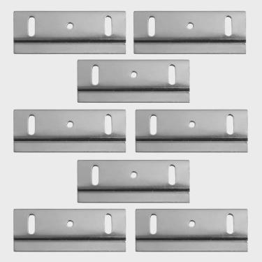 Imagem de Suporte De Fixação Regulável Mão Amiga 8 cm Painel Móveis 8 Peças