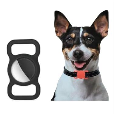Imagem de Capa Suporte para AirTag Apple Original – Silicone Resistente à Água para Coleira de Cachorro e Gato, Chaveiro, Mochila – Leve, Discreta, Ideal para Pets e Objetos Pessoais