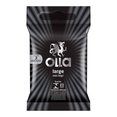 Imagem de Preservativo olla lubrificado large - 3 unidades