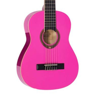 Imagem de Violão Michael Nylon Acústico Vm15ny Pk Rosa Pink