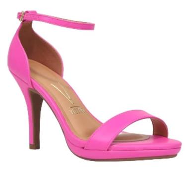 Imagem de Sandália Vizzano Meia Pata Salto Alto Feminina - Rosa - 34