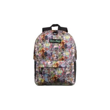Imagem de Mochila De Costas Escolar Rick And Morty Oficial - Dermiwil