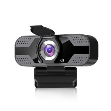 Imagem de Jinpei Webcam QHD 2K com capa de privacidade, microfone, câmera de computador Web, Plug and Play, para Zoom/Skype/Teams, conferências e chamadas de vídeo JW-05B (2K)