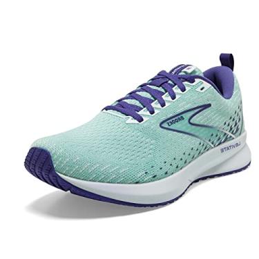 Imagem de Brooks Tênis de corrida feminino Levitate 5 Neutral, Yucca/azul marinho/branco, 34