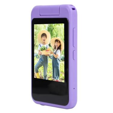 Imagem de Câmera digital infantil 48MP 1080p leitor de música smartphone câmera de vídeo infantil para crianças (roxa)