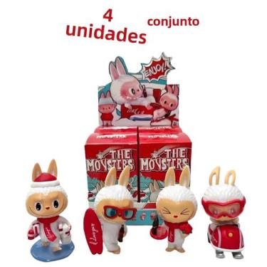 Imagem de Kawaii Labubu Girl Coca-Cola Series Blind Box Decoração De Mesa Presen