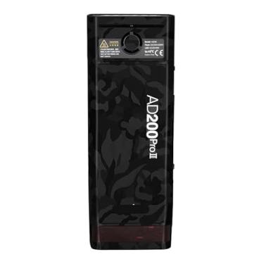 Imagem de Para Godox AD200 Pro II Câmera de Bolso Flash Estroboscópica Skin Vinil Wrap Filme Protetor Protetor Revestimento Acessórios de Fotografia AD200 Pro II (Shadow Camo Preto)