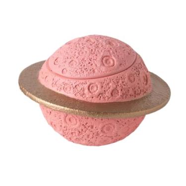 Imagem de predolo Urna funerária compacta para animais de estimação, urna funerária resistente à umidade, cimento, recipiente para armazenamento de cinzas de animais, Rosa