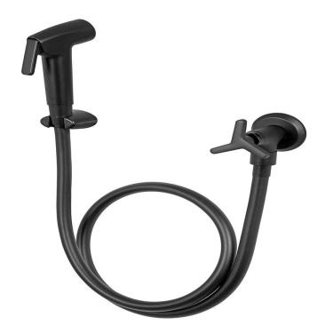 Imagem de Ducha Higiênica Flexível Tríade Meber Metais Preto Matte