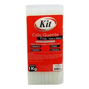 Imagem de Refil de Cola Quente em Bastão Fino 1kg - Kit