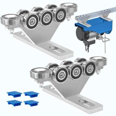 Imagem de Carrinho para guincho elétrico Unistrut 6+2 Wheel com antibloqueio - L