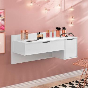 Imagem de Penteadeira Camarim Blush Suspensa com 02 Portas e Espelho