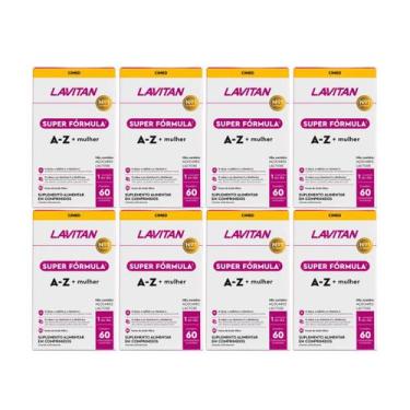 Imagem de Kit 08 Lavitan Mulher A-Z Super Fórmula 60 Cápsulas - Cimed