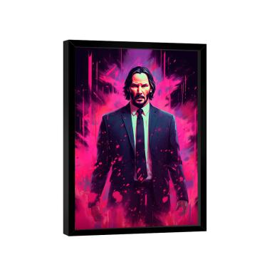 Imagem de Quadro John Wick Purple