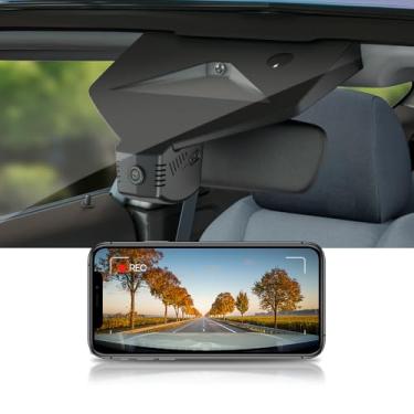 Imagem de Fitcamx Câmera veicular 4K compatível com Fisker Ocean Sport Ultra Extreme 2023 2024, visual OEM integrado, vídeo de definição 2160P, Wi-Fi integrado, gravação em loop, sensor G, visão noturna, Plug