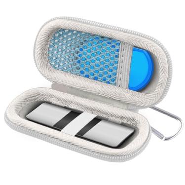 Imagem de Khanka Capa rígida para monitor de ECG AliveCor KardiaMobile, serve para KardiaMobile 6L/6L Max, dispositivo de eletrocardiograma pessoal de 6 condutores, estojo de armazenamento portátil para monitor