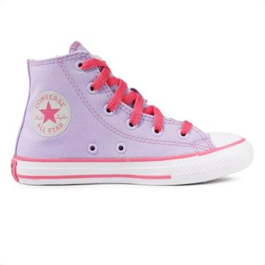 Imagem de Tênis Converse Chuck Taylor All Star Side Zip Juvenil (Lilas/Rosa, BR, Criança de 9 a 12 anos, Numérico, 32)