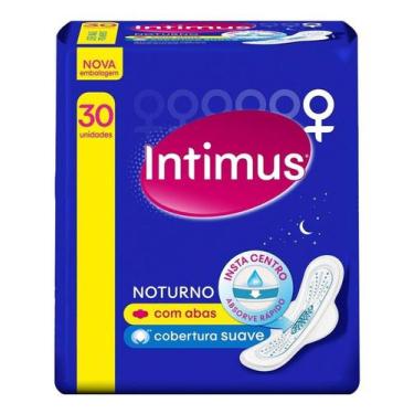 Imagem de Absorvente Externo Intimus Noturno Suave C/abas 30un