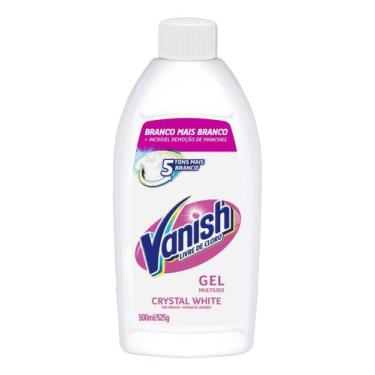 Imagem de Vanish crystal white gel 1 garrafa de 500 ml tira manchas