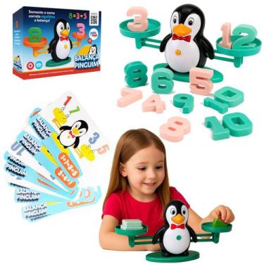 Imagem de Balanca Pinguim Jogo Matematica Educativo Pedagogico Calculo - Pakitoy