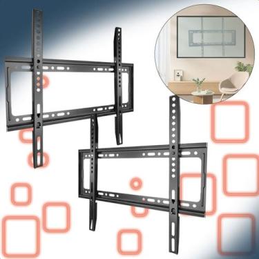 Imagem de Kit 2 Suporte Fixo de Parede Televisão 23 a 63 Pol Smart Led Lcd Monit