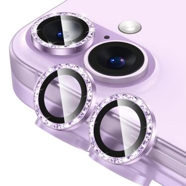 Imagem de Tensea Protetor de tela para câmera de iPhone, vidro temperado 9H, transparente, anel individual de metal para iPhone 6,3 polegadas