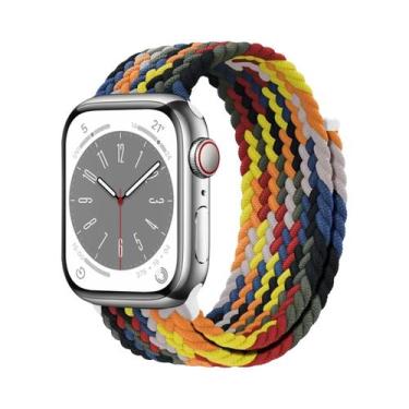 Imagem de Pulseira Trançada Solo Loop Para Apple Watch De 40mm 41mm 42mm 44mm 45
