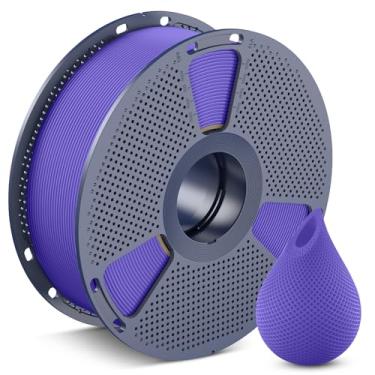 Imagem de SUNLU Filamento de impressora 3D Filamento PETG 1,75 mm, menos amarração boa camada adesão alta resistência, filamento PETG 1,75 ± 0,02 mm, carretel de 1 kg (1 kg), roxo lavanda