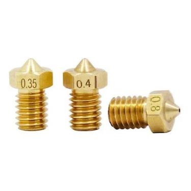 Imagem de Bico Nozzle V6 A Filamento 3 Mm Impressora 3D Saida:0,4 Mm - ENG Autom