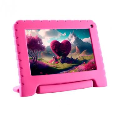Imagem de Tablet Multilaser Kid Pad 7 Polegadas 64GB 4GB Quad Core 1.6GHz Android NB41