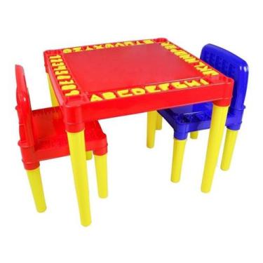 Imagem de Mesa Educativa Infantil Vermelha Tritec