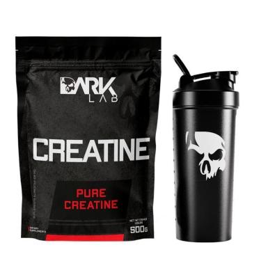 Imagem de Creatina 500g Pura e Coqueteleira Fuse 700 ml Dark Lab-Unissex