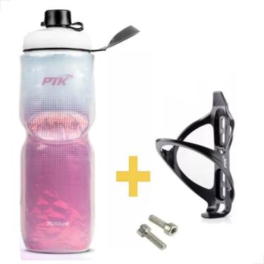 Imagem de Garrafa Caramanhola 700Ml Squeeze Térmica Para Bike +Supo Ro
