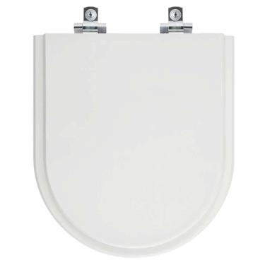 Imagem de Assento Sanitário Soft Close Smart Cinza Prata Para Vaso Celite