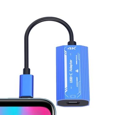 Imagem de Adaptador de óculos USB C, conversor de vídeo USB C, carregador portátil de 100 W, suporta 4 K a 60 Hz, adaptador Plug and Play para assistir a filmes