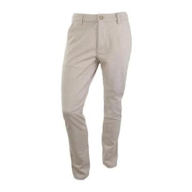 Imagem de Calça Masculina Lado Avesso Alfaiataria Bege - LH17622-Masculino
