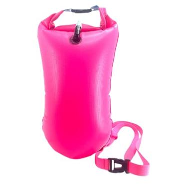 Imagem de Bóia de natação em águas abertas | Flutuante inflável para auxílio de natação - seca portátil antiafogamento para adultos, crianças, praia, lago, piscina, snorkel, aulas escolares