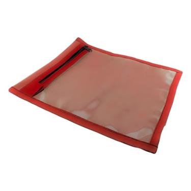 Imagem de Kit 10 Porta Ordem Serviços Boleta Receita Para Óticas Com Zíper Envelope Resistente (Vinho)