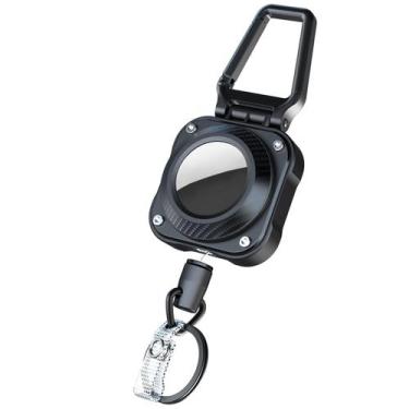 Imagem de Llaveros Retráctiles LIUGX para Porta Airtag con Cable de 80 cm