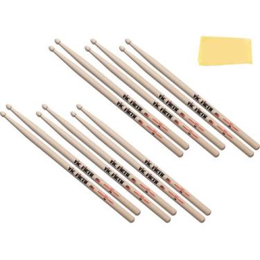 Imagem de Baquetas Vic Firth American Classic 2B 6 Pares con Paño