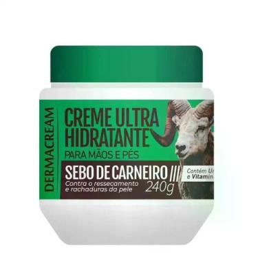 Imagem de Creme Hidratante para Mãos E Pés Sebo de Carneiro Dermachem 240G - Der